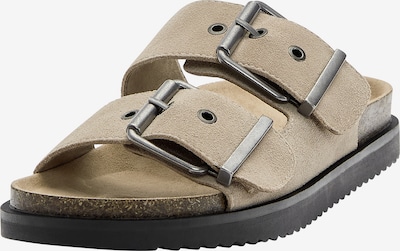 Pull&Bear Mule en beige / argent, Vue avec produit