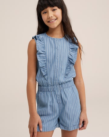 WE Fashion Overall in Blauw