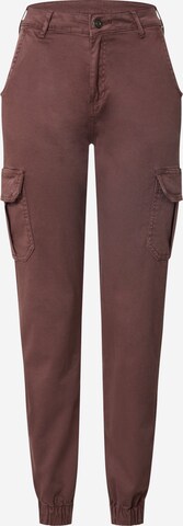 Pantalon cargo Urban Classics en rouge : devant