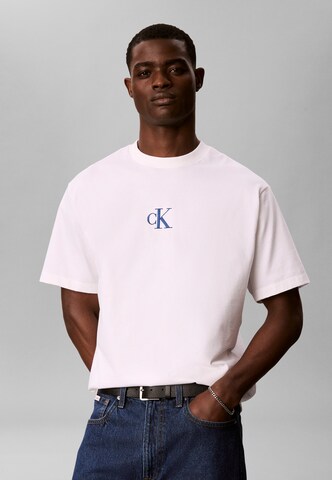Maglietta di Calvin Klein Jeans in bianco: frontale