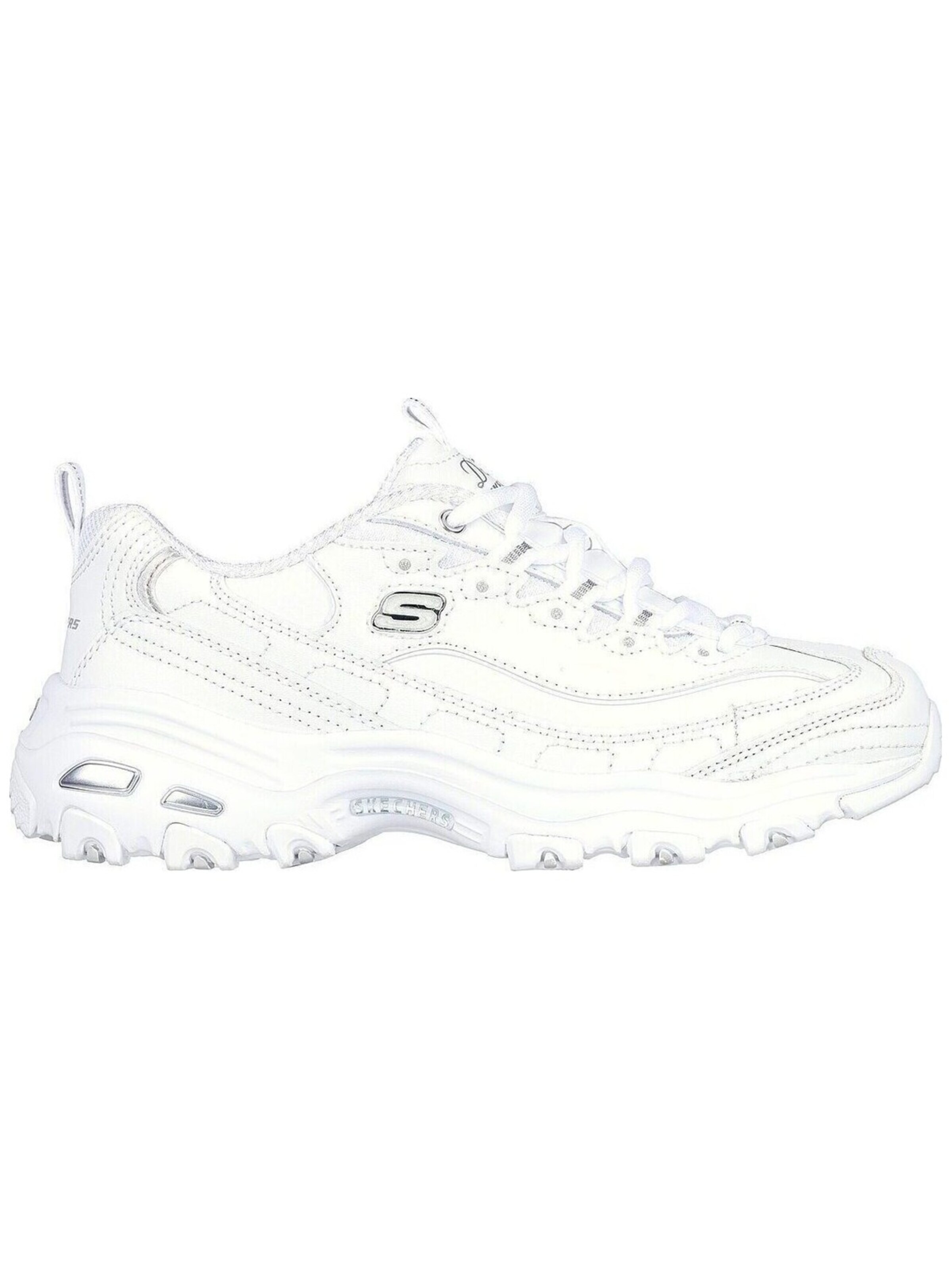 SKECHERS Sneaker low 'Skechers DLites Fresh Start'‌‌‌‌‌‌‌‌ in Weiß