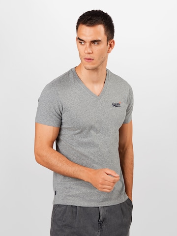 Superdry Regular fit Shirt in Grey: front