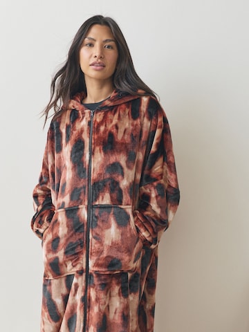 Next Badkappa lång i brun