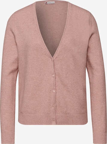 STREET ONE Strickjacke in Pink: Vorderseite