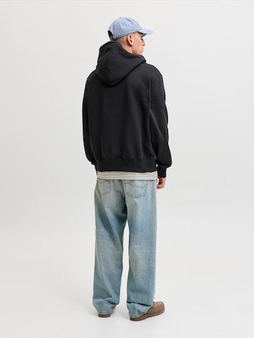 JACK & JONES Mikina 'JORFREDERIKSBERG' - Čierna