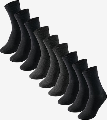 Chaussettes uncover by SCHIESSER en noir : devant