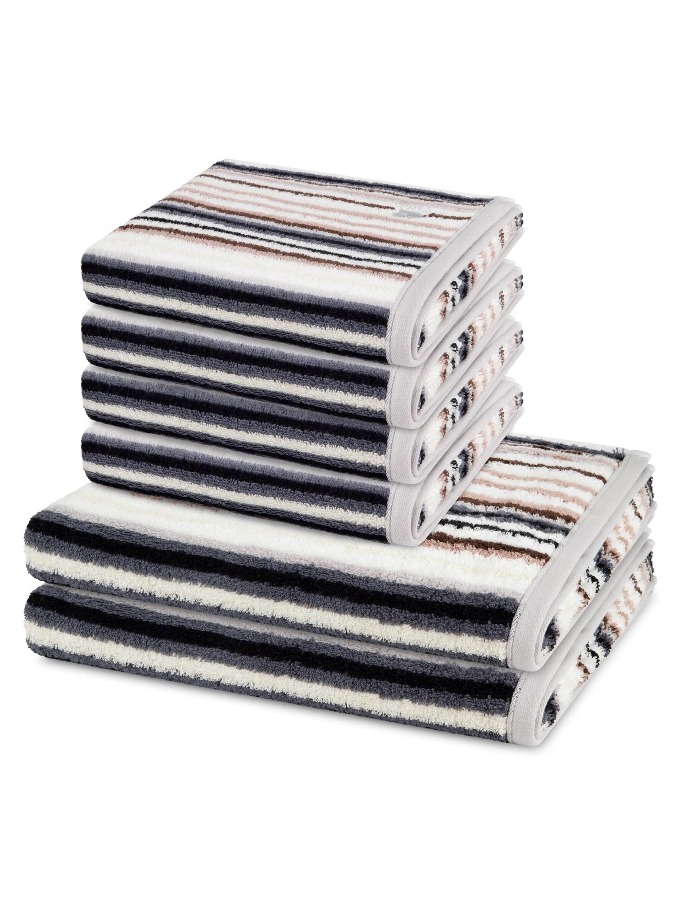 ROSS Towel 'Vita' in Brown: front