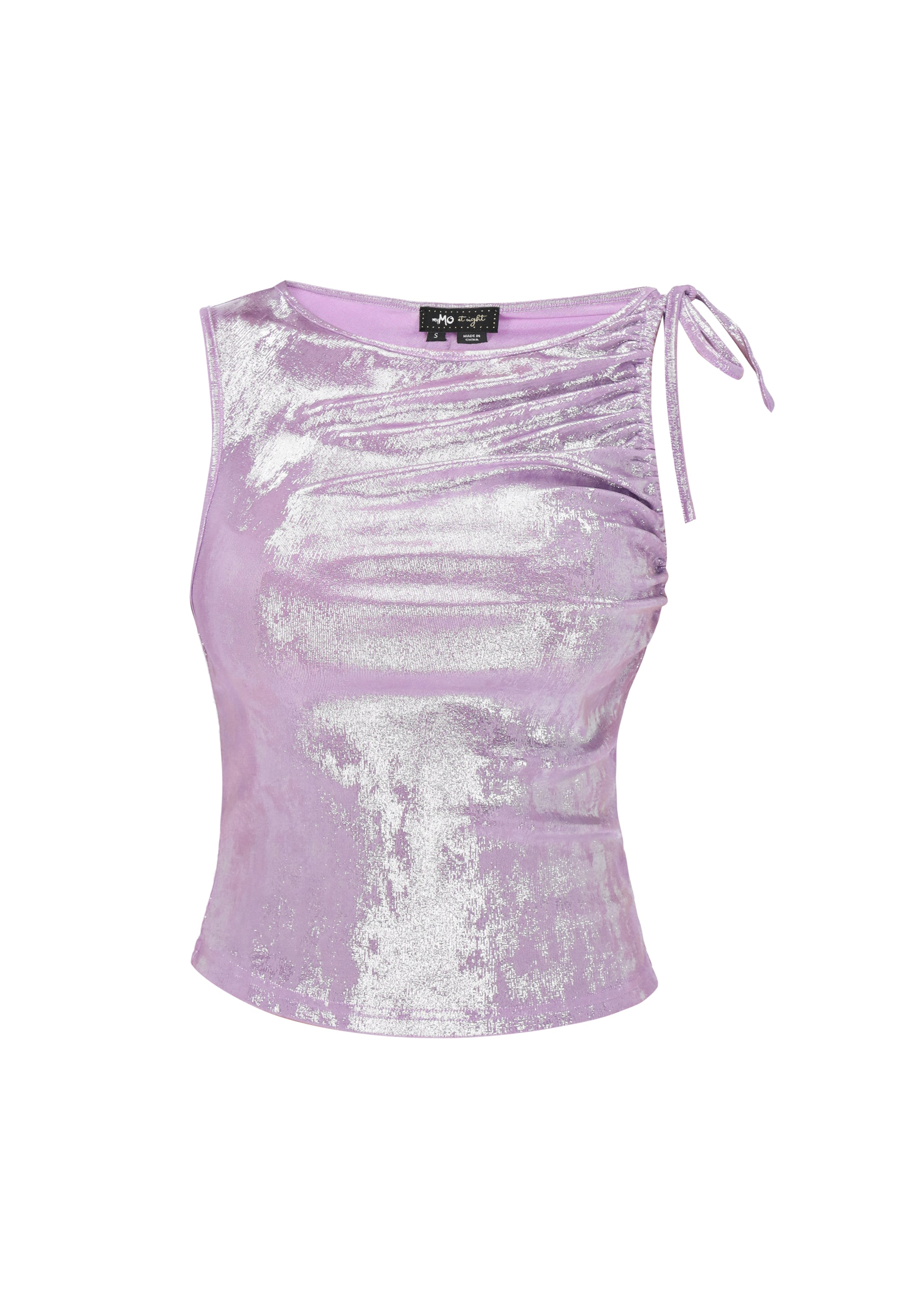 myMo at night Top 'Party' in Lila: voorkant