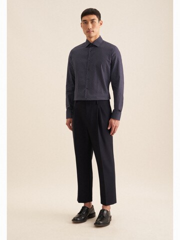 SEIDENSTICKER Slim Fit Hemd in Blau