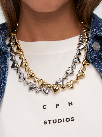 Copenhagen Studios Kette 'Puffy Hearts' in Silber