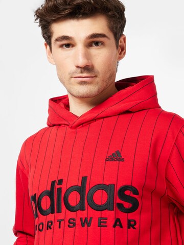 ADIDAS SPORTSWEAR Αθλητική μπλούζα φούτερ σε κόκκινο