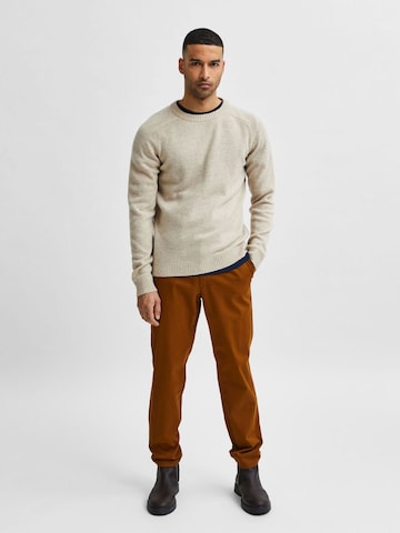SELECTED Sweater in Beige