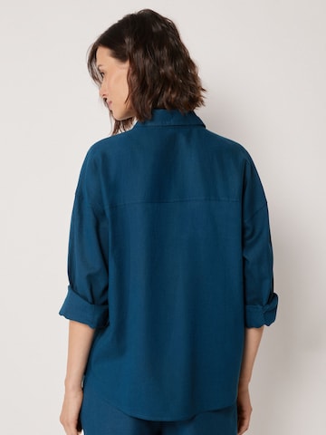 CALZEDONIA Bluse in Blau