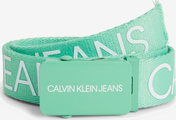 Calvin Klein Jeans Riem in Groen: voorkant