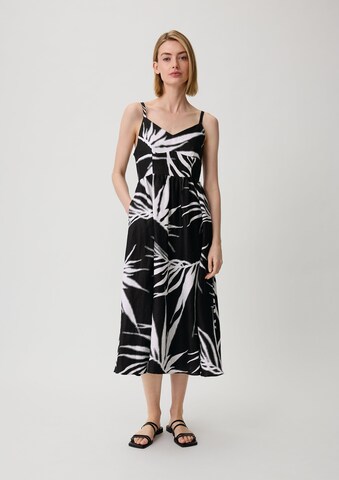 COMMA Kleid in Schwarz: Vorderseite