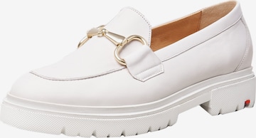 LLOYD Classic Flats in White: front