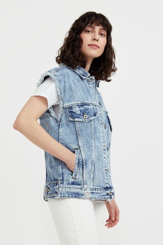 Finn Flare Bodywarmer 'Basic' in Blauw