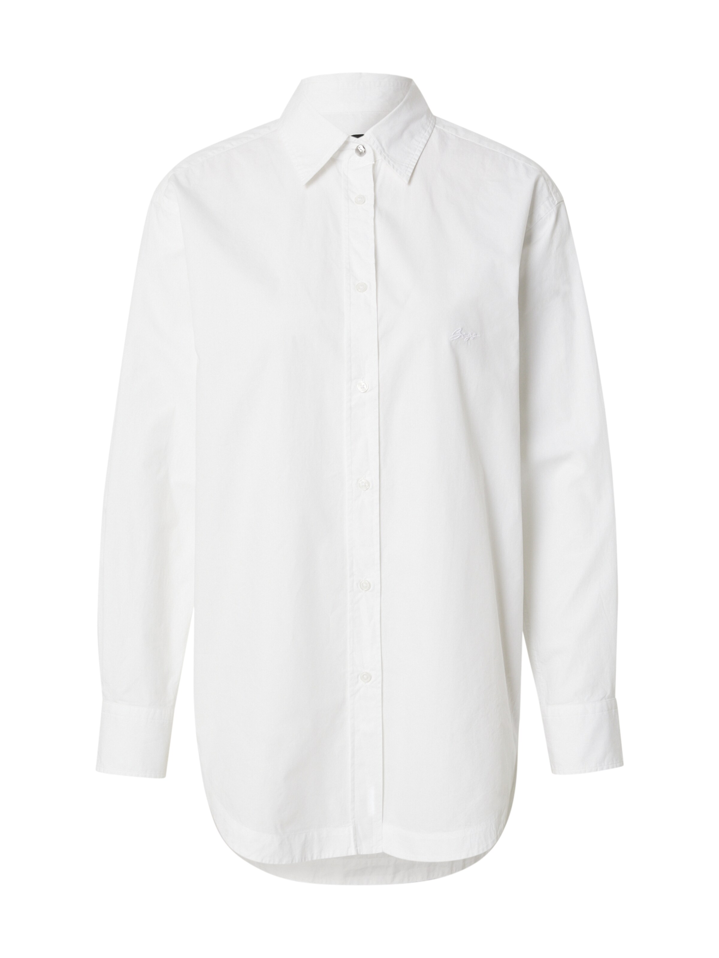 BOSS Bluza 'C_Bostucci_8' | bela barva: sprednja stran