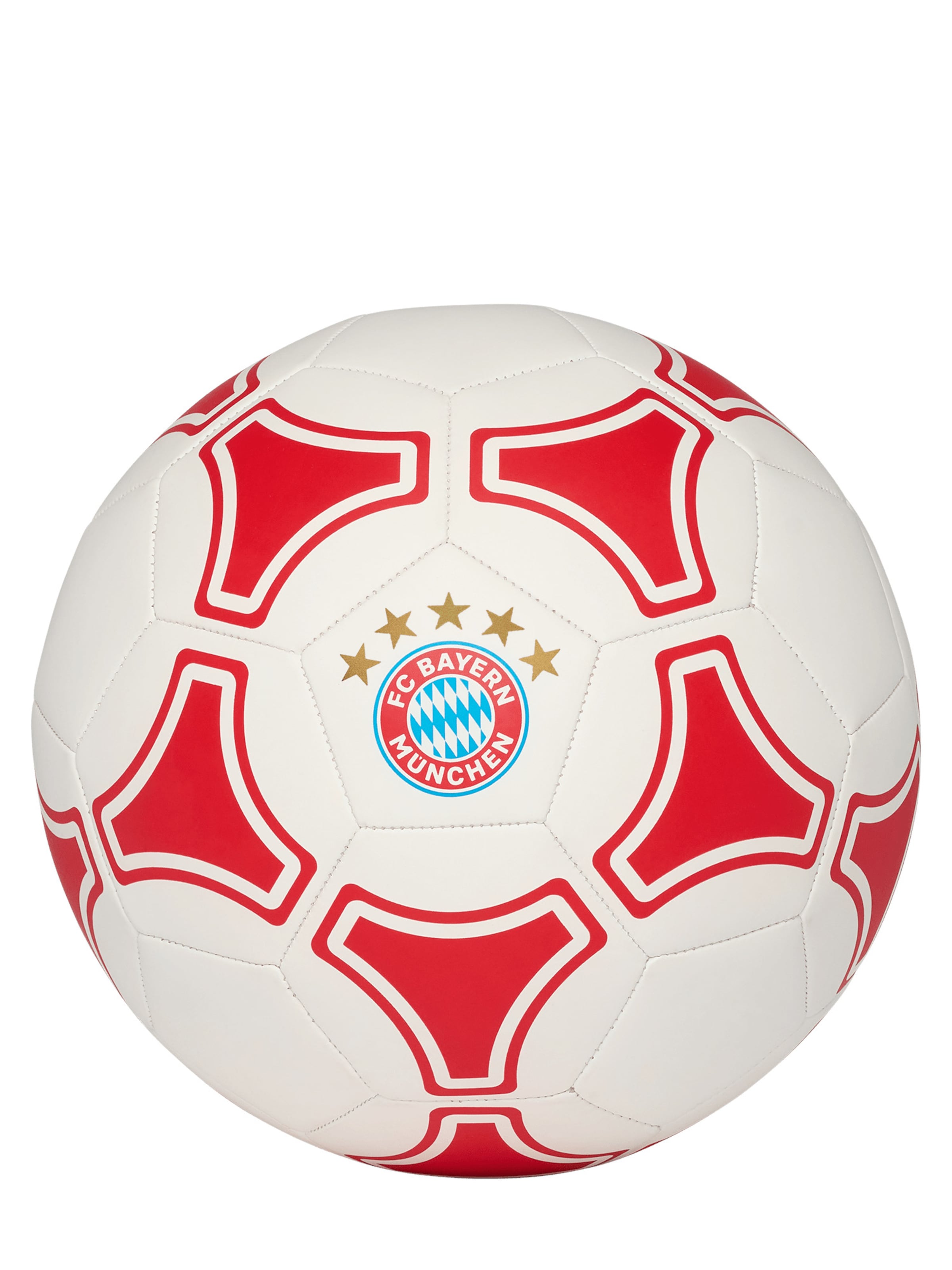 FC BAYERN MÜNCHEN Ball 'München' in Weiß: Vorderseite