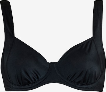 OLYMPIA Bikinitop in Zwart: voorkant