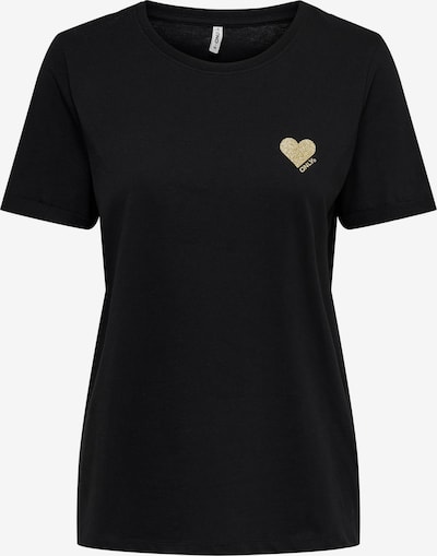 ONLY Majica 'Kita' | zlata / črna barva, Prikaz izdelka