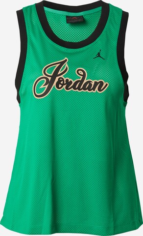 Jordan Спортивный топ в Зеленый: спереди