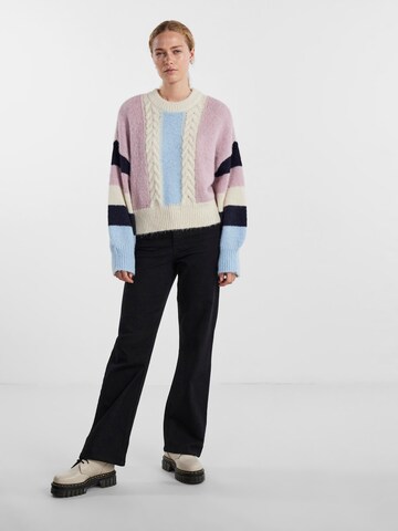 Pull-over 'SOPA' PIECES en mélange de couleurs