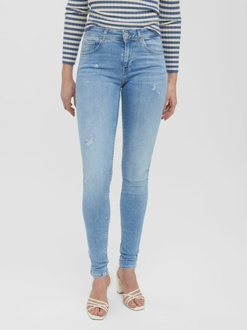 VERO MODA Skinny Jeans 'LUX' i blå: forside