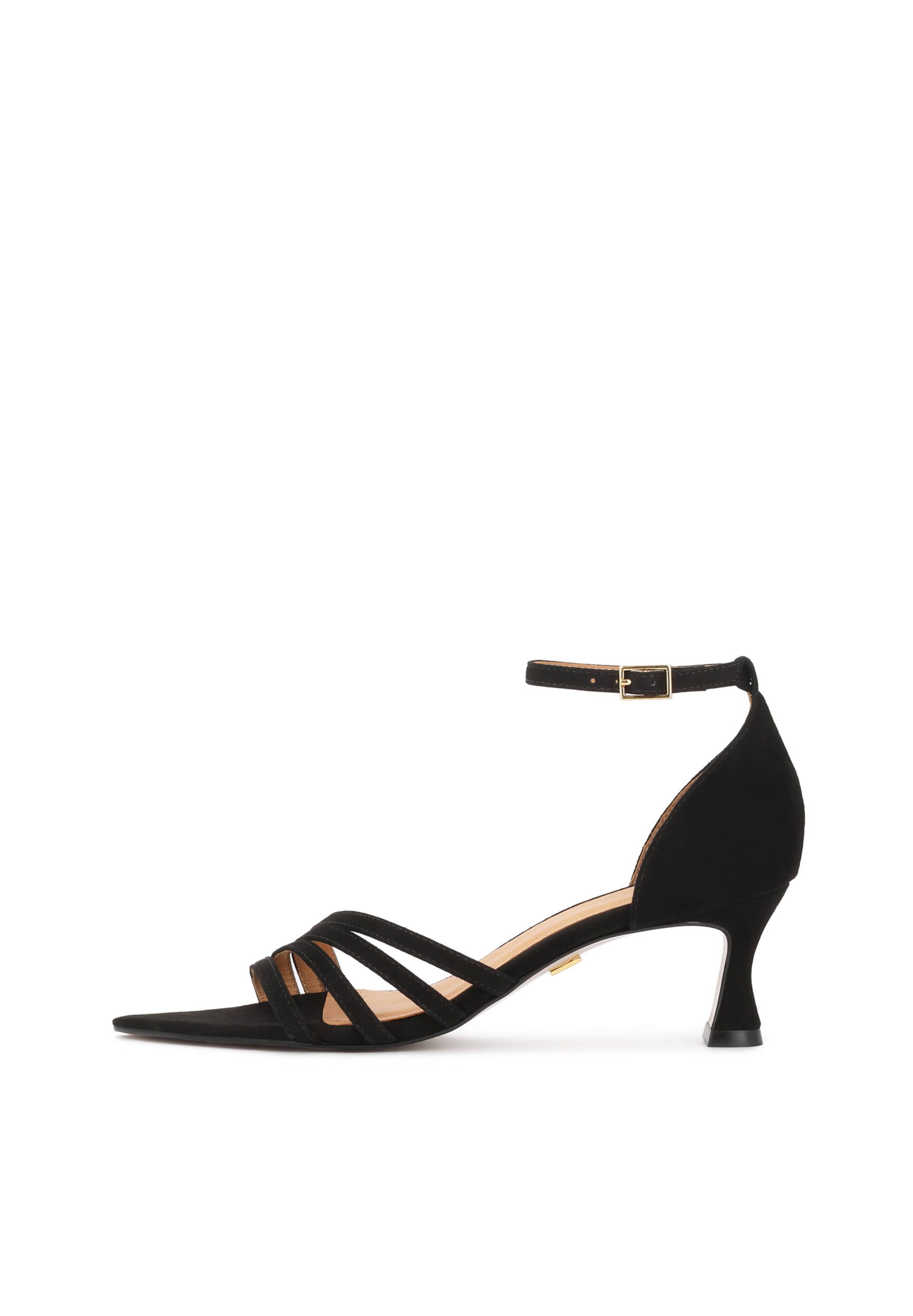 Kazar - Sandalias en negro: frente