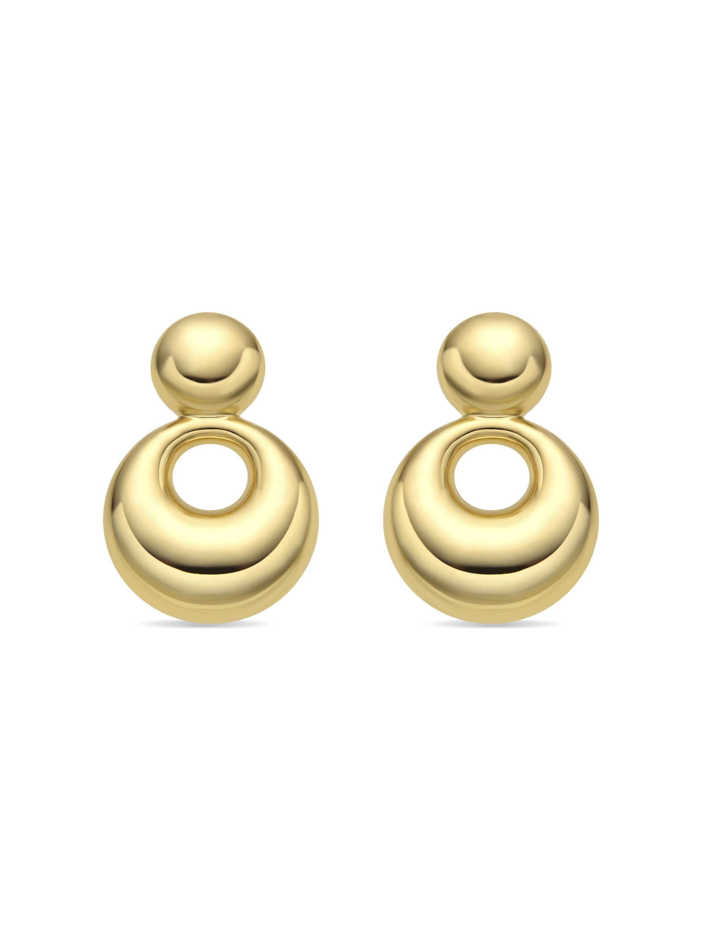 Luxenter - Pendientes 'Sisma' en oro