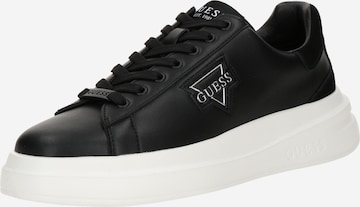 GUESS Ниски маратонки 'ELBAN' в черно: отпред