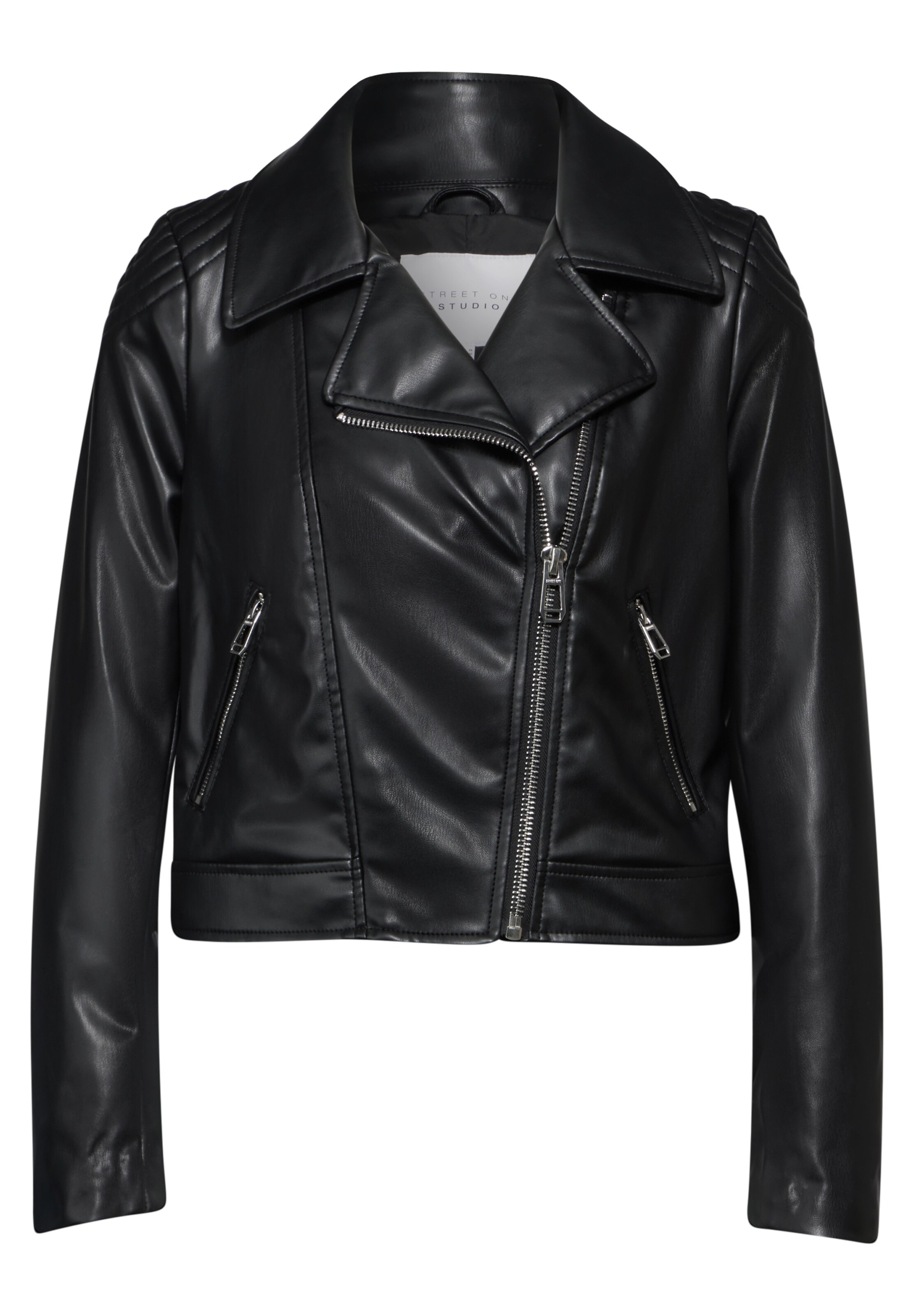 Street One Studio Between-Season Jacket in Black: front