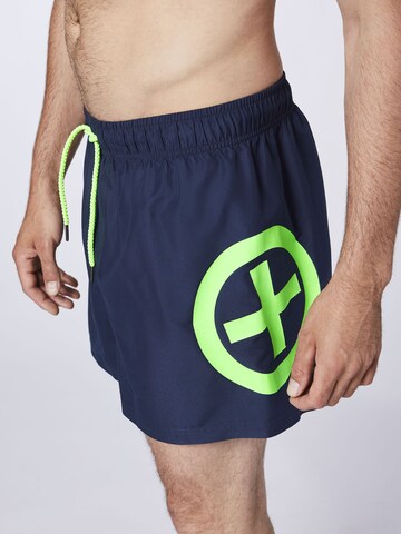 CHIEMSEE Athletic Swim Trunks in Blue