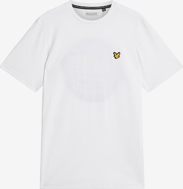 Lyle & Scott Shirt 'Geometric Globe' in White: front