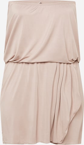 Urban Classics Dress in Pink: front