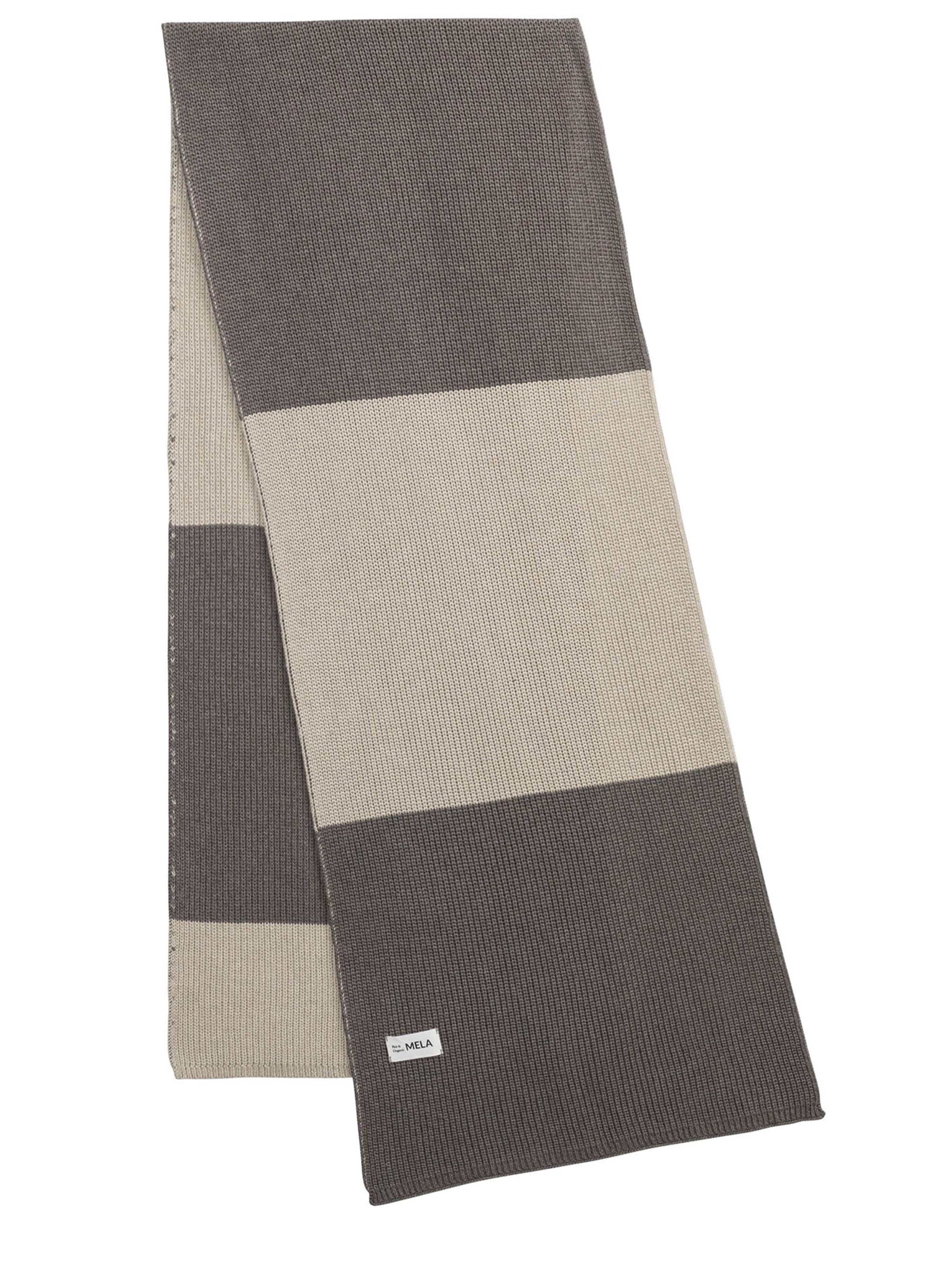 MELA Schal 'Kazim' in Grau: Vorderseite
