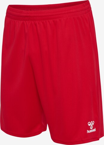 Hummel Regular Workout Pants in Red