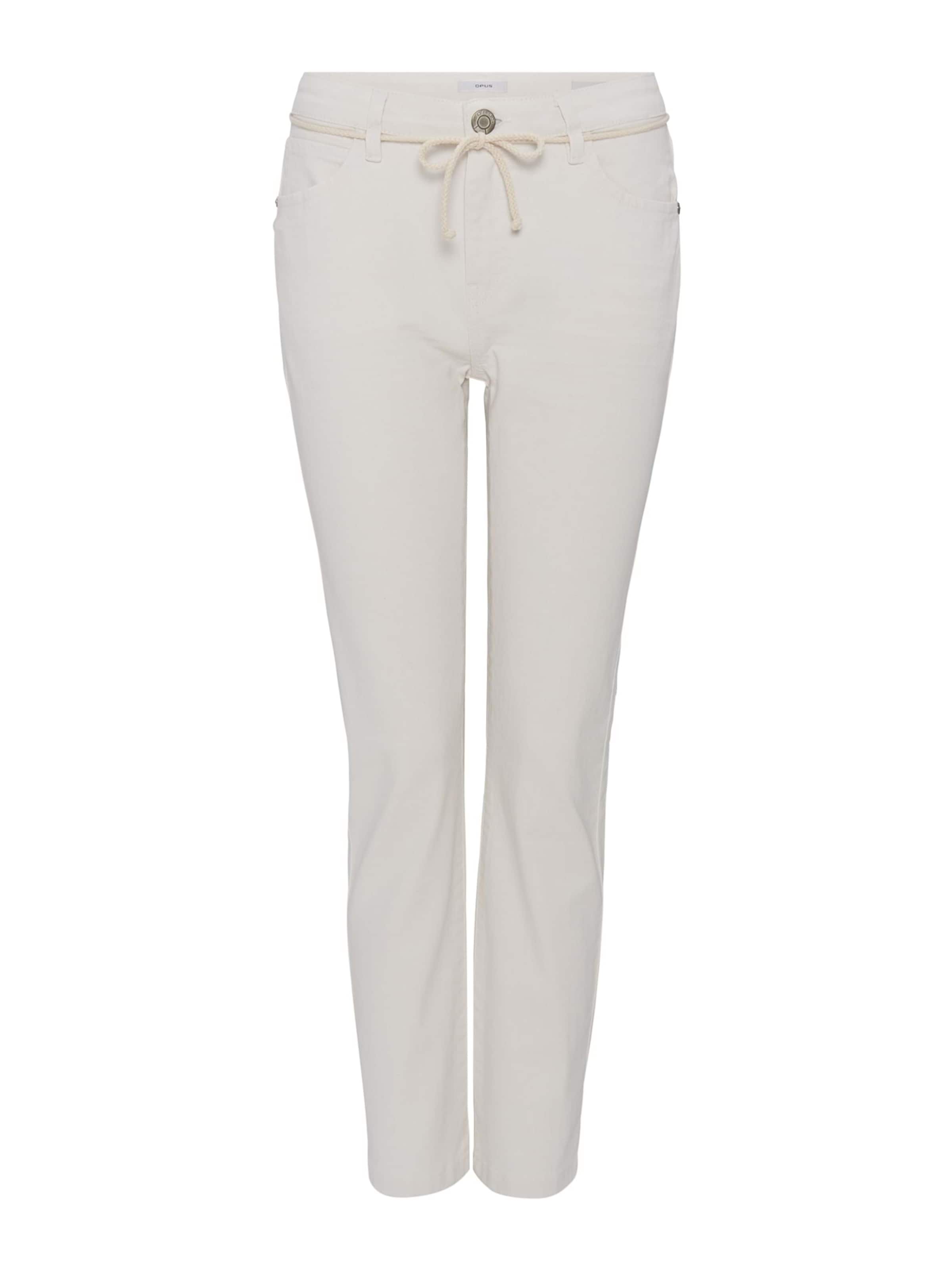 OPUS Regular Jeans 'LOUIS' in White: front