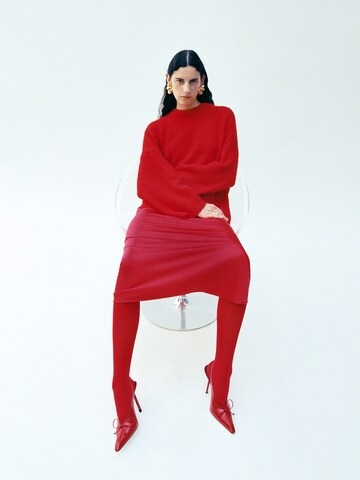 EDITED Oversized Sweater 'Ulva' in Red