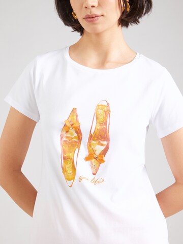 T-shirt MORE & MORE en blanc