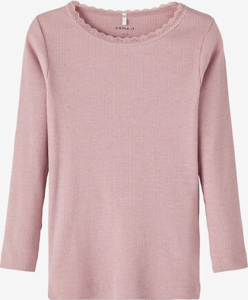 NAME IT T-shirt 'Kab' i rosa: framsida