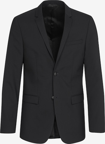Calvin KleinSlim Fit Poslovni sako 'Calvin Klein Sakko' - crna boja: prednji dio