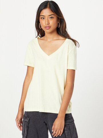 T-shirt GAP en jaune : devant