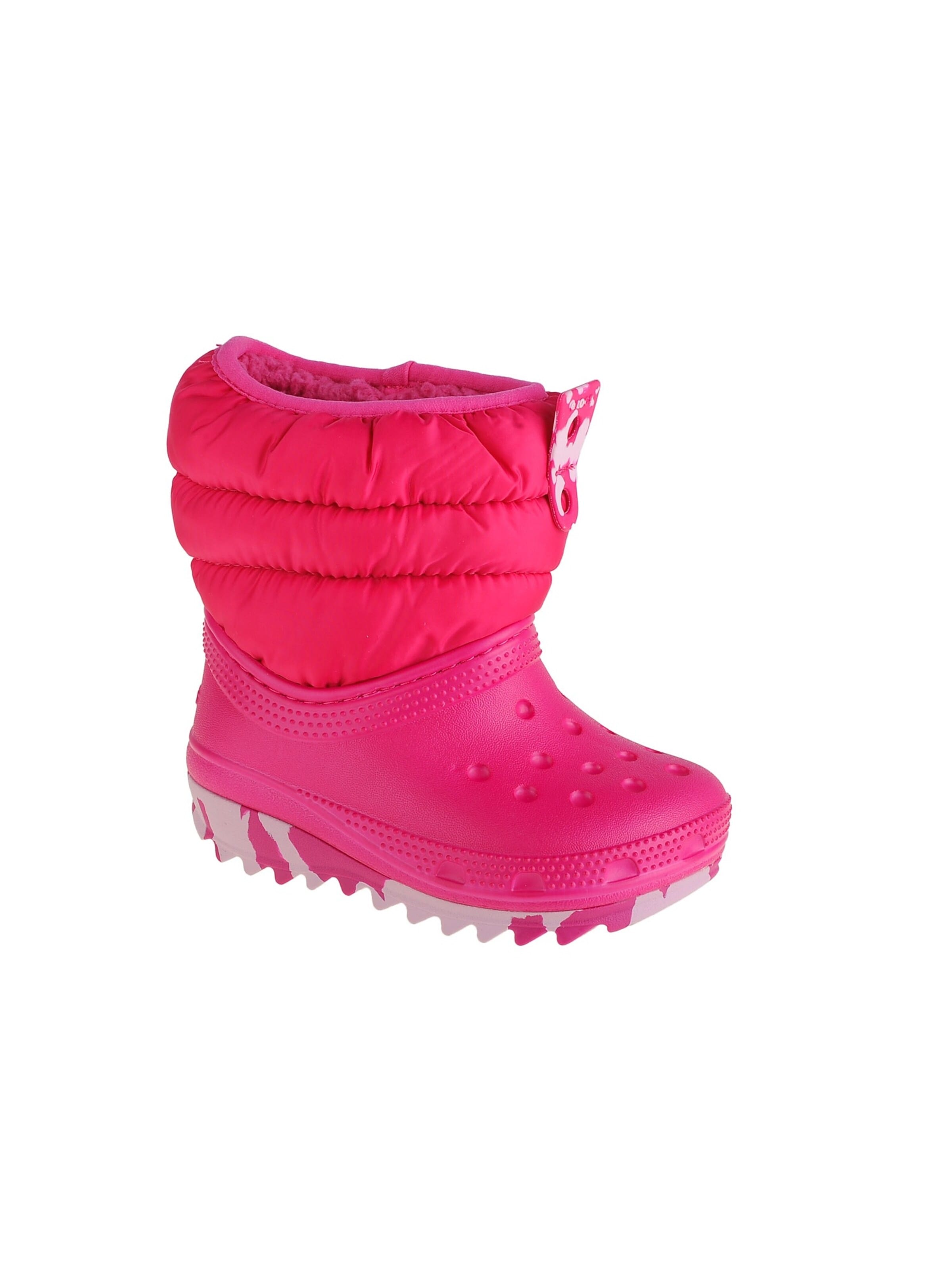 Crocs Stiefel 'Crocs Classic Neo Puff Boot Toddler'‌‌‌‌‌‌‌‌ in Pink: Vorderseite