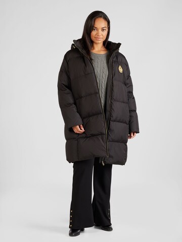 Lauren Ralph Lauren Plus Χειμερινό παλτό σε μαύρο