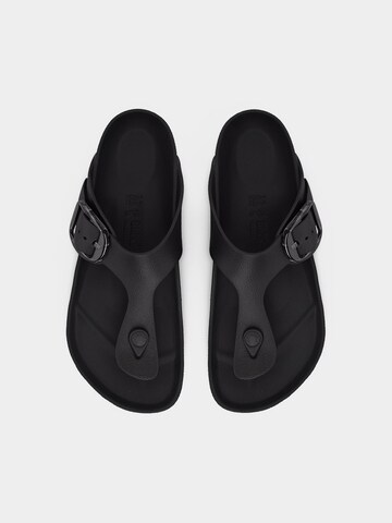 BIRKENSTOCK Klipklappere 'Gizeh' i sort