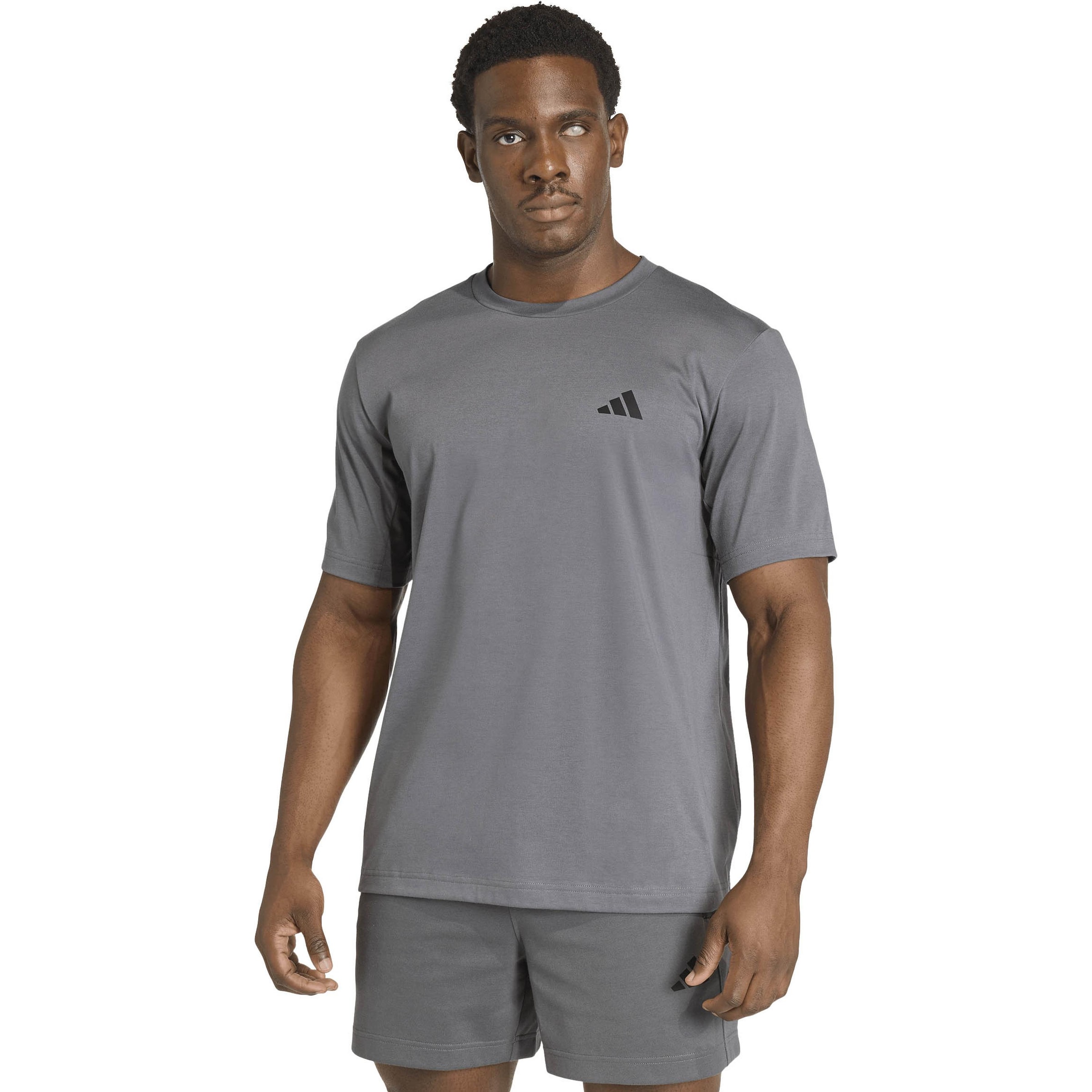 ADIDAS PERFORMANCE Performance Shirt 'WE FR' in Grey: front