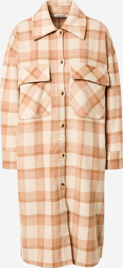 GLAMOROUS Manteau mi-saison en beige / blanc, Vue avec produit
