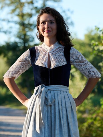 INNA.Trachten Trachtenbluse 'Anna' in Weiß