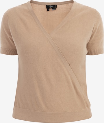 faina Sweater in Beige: front